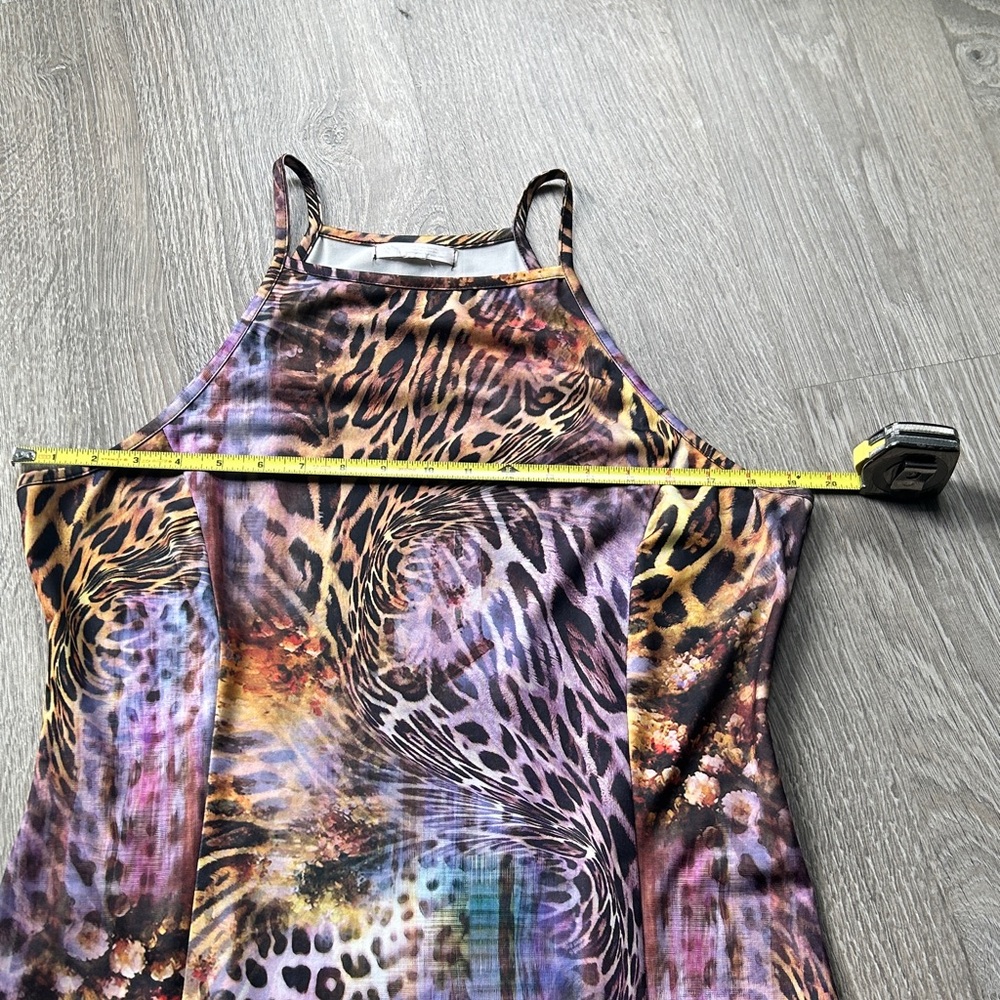 Animal Print Sleeveless Bodycon Dress - Picture 6 of 11